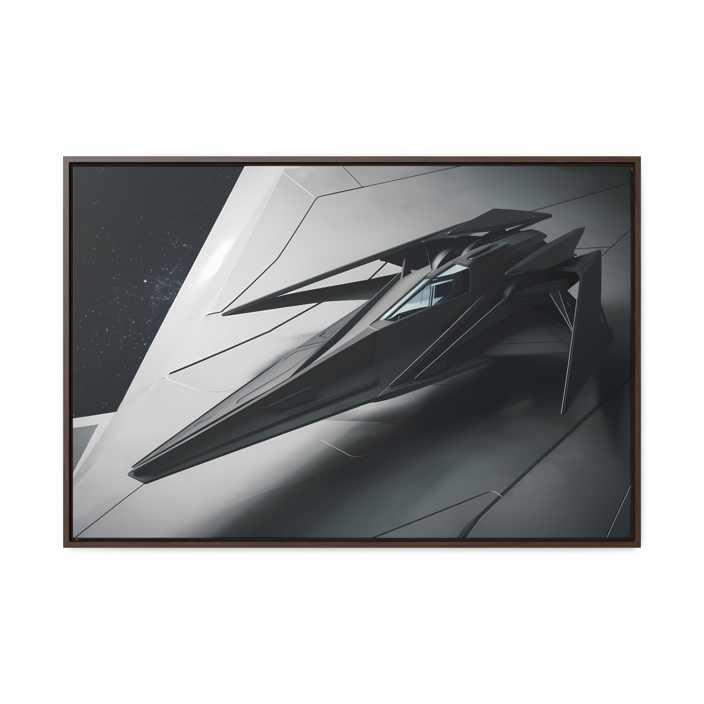 Starlance Stealth Interceptor - Gallery Canvas Wraps, Horizontal Frame