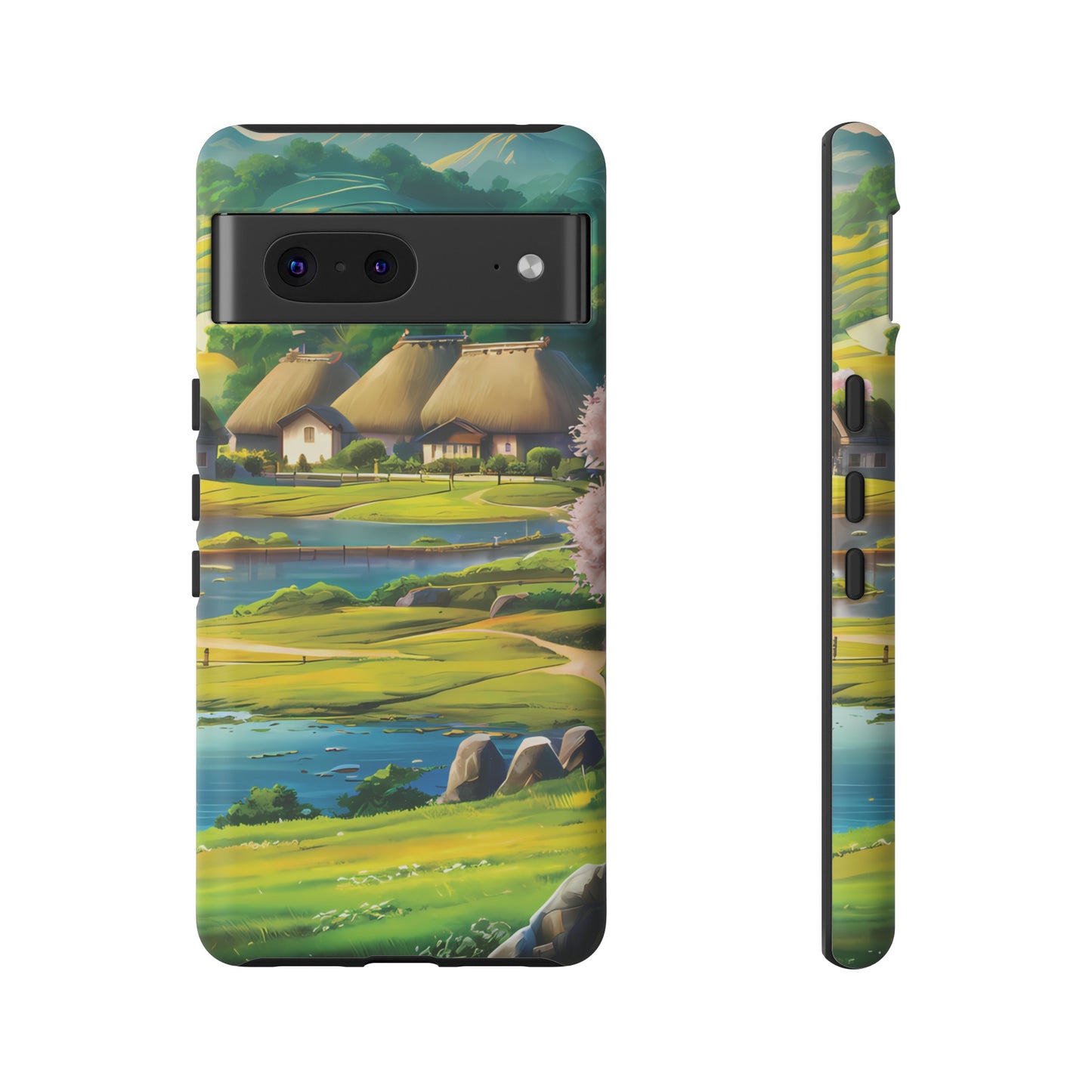 Idyllic Anime Village - Smartphone Tough Cases