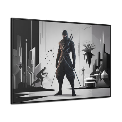 Shadowblade: The Silent Protector - Gallery Canvas Wraps, Horizontal Frame