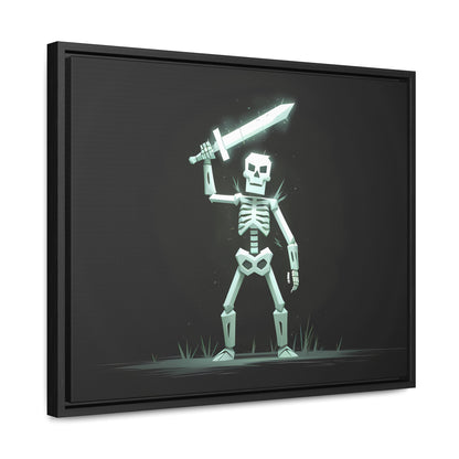 Rise of the Skeleton Warrior - Gallery Canvas Wraps, Horizontal Frame