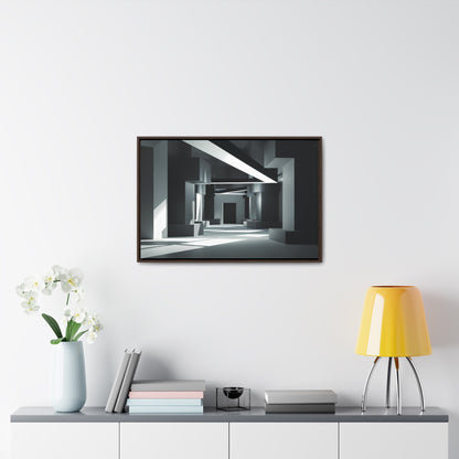 Echoes of Geometry - Gallery Canvas Wraps, Horizontal Frame