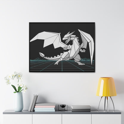 Cyber Dragon Unleashed - Gallery Canvas Wraps, Horizontal Frame