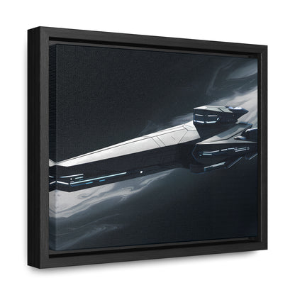 Starship of the Void - Gallery Canvas Wraps, Horizontal Frame