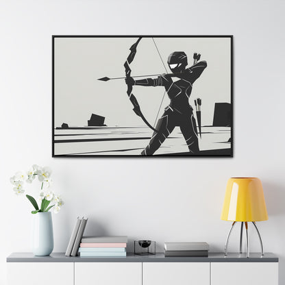 Silent Hunter - Gallery Canvas Wraps, Horizontal Frame