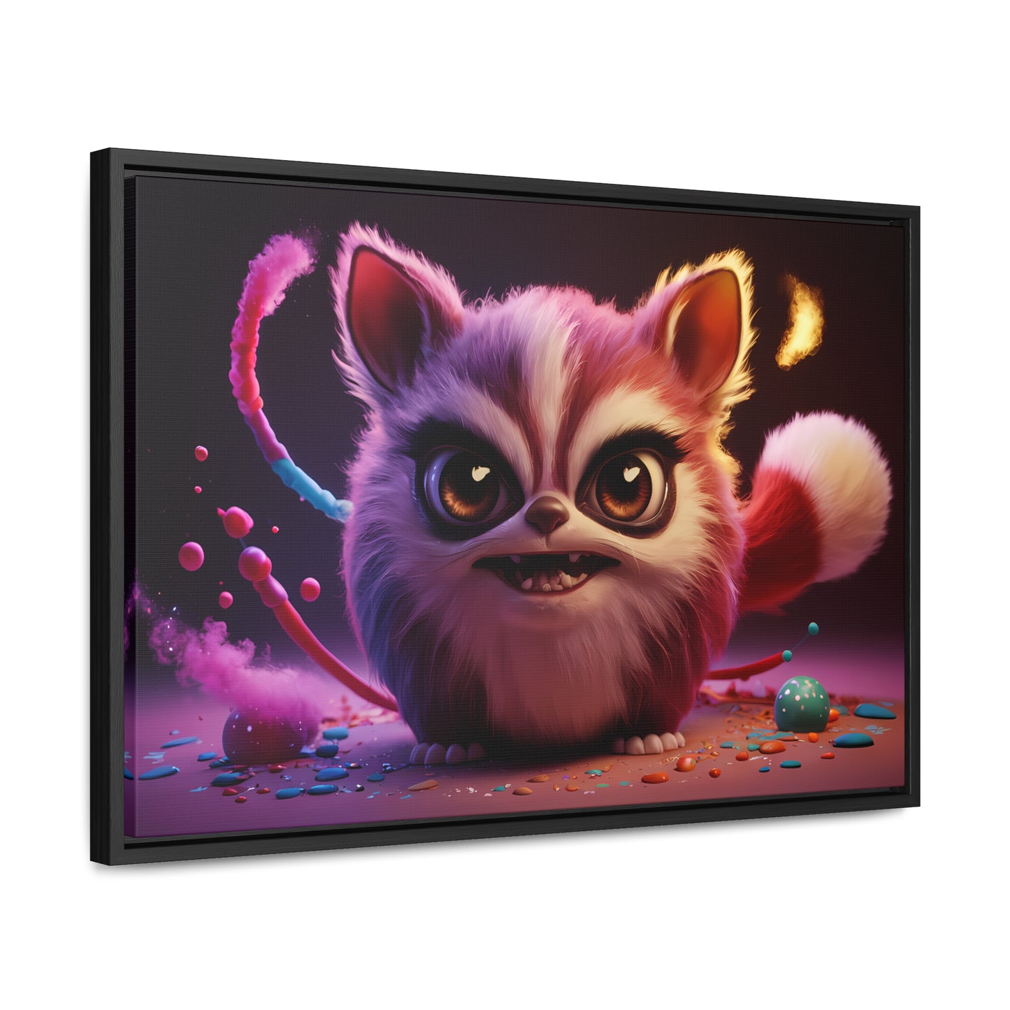 Cosmic Candy Critter - Gallery Canvas Wraps, Horizontal Frame