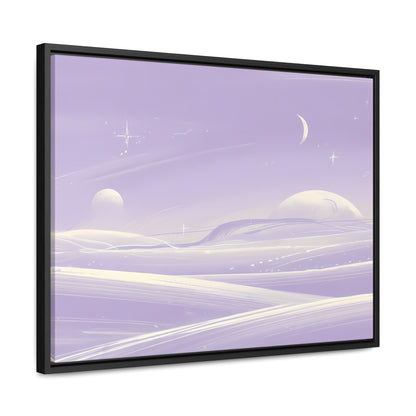 Ethereal Moonscape - Gallery Canvas Wraps, Horizontal Frame