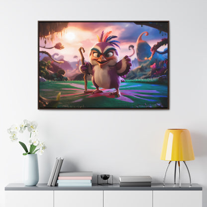 Guardian of the Enchanted Forest - Gallery Canvas Wraps, Horizontal Frame