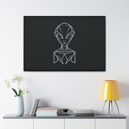 Alien Geometry - Gallery Canvas Wraps, Horizontal Frame