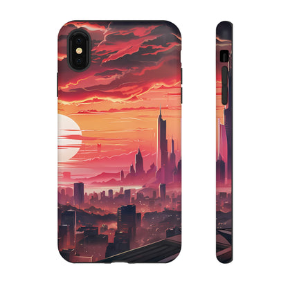 Anime City at Dawn - Smartphone Tough Cases