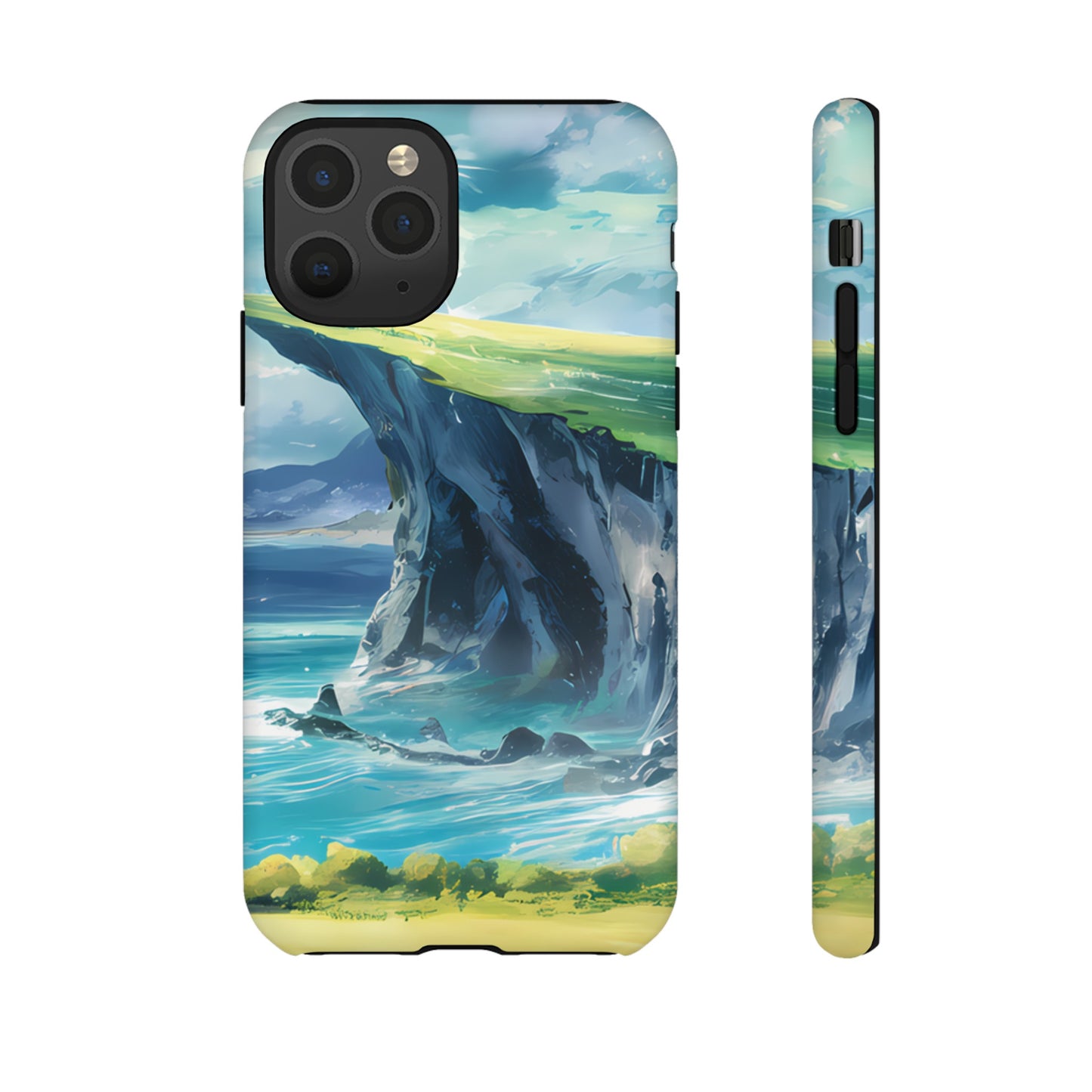 Anime Cliff by the Sea - Smartphone Tough Cases