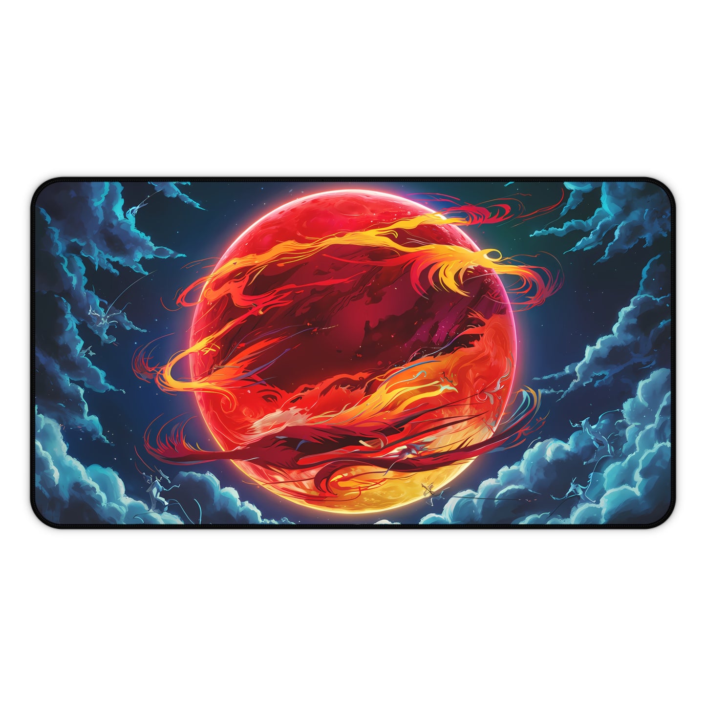 Inferno's Embrace - Desk Mat