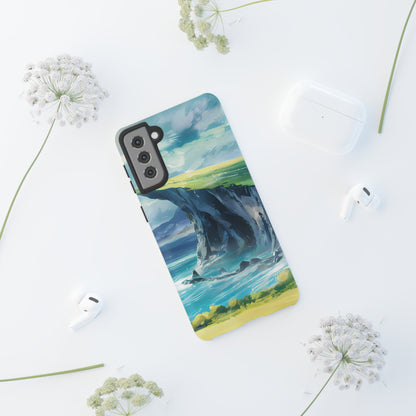 Anime Cliff by the Sea - Smartphone Tough Cases