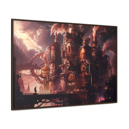 Industrial Twilight - Gallery Canvas Wraps, Horizontal Frame