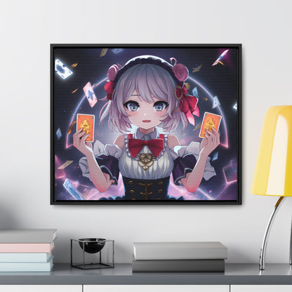 "Arcane Card Mastery" - Gallery Canvas Wraps, Horizontal Frame