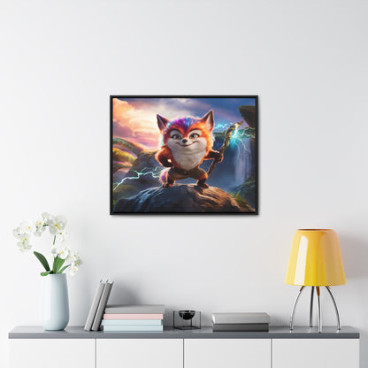 Guardian of the Mystic Grove - Gallery Canvas Wraps, Horizontal Frame