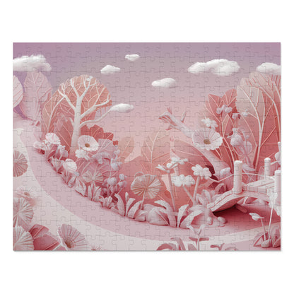 Whimsical Sunrise Garden - Jigsaw Puzzle (30, 110, 252, 500,1000-Piece)