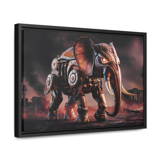 "Mechanized Titan of the Wasteland" - Gallery Canvas Wraps, Horizontal Frame