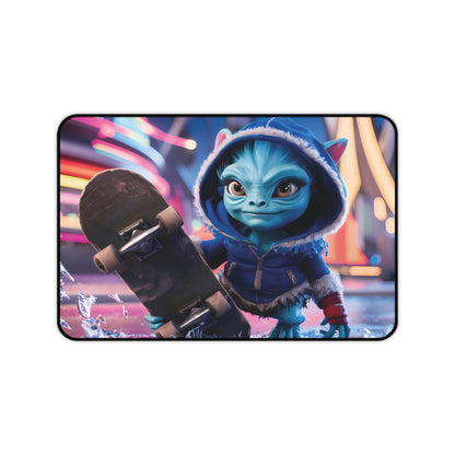 Cute Ice Alien Skater - Desk Mat