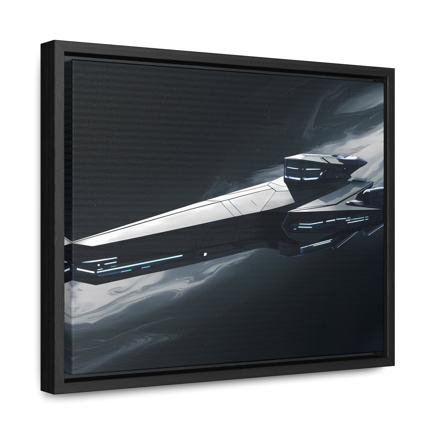 Starship of the Void - Gallery Canvas Wraps, Horizontal Frame