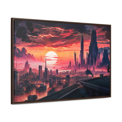 City of the Last Dawn - Gallery Canvas Wraps, Horizontal Frame