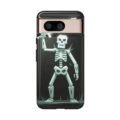 Geometric Skeleton Swordsman - Smartphone Tough Cases