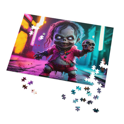 Neon Nightmare: The Doll of Doom - Jigsaw Puzzle (30, 110, 252, 500,1000-Piece)