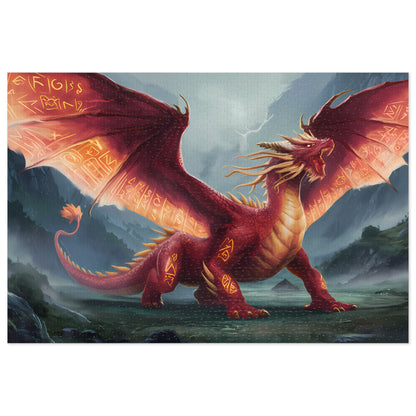 The Inferno Guardian's Roar - Jigsaw Puzzle (30, 110, 252, 500,1000-Piece)