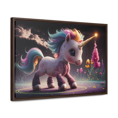 "Twilight Spark of the Enchanted Meadow" - Gallery Canvas Wraps, Horizontal Frame