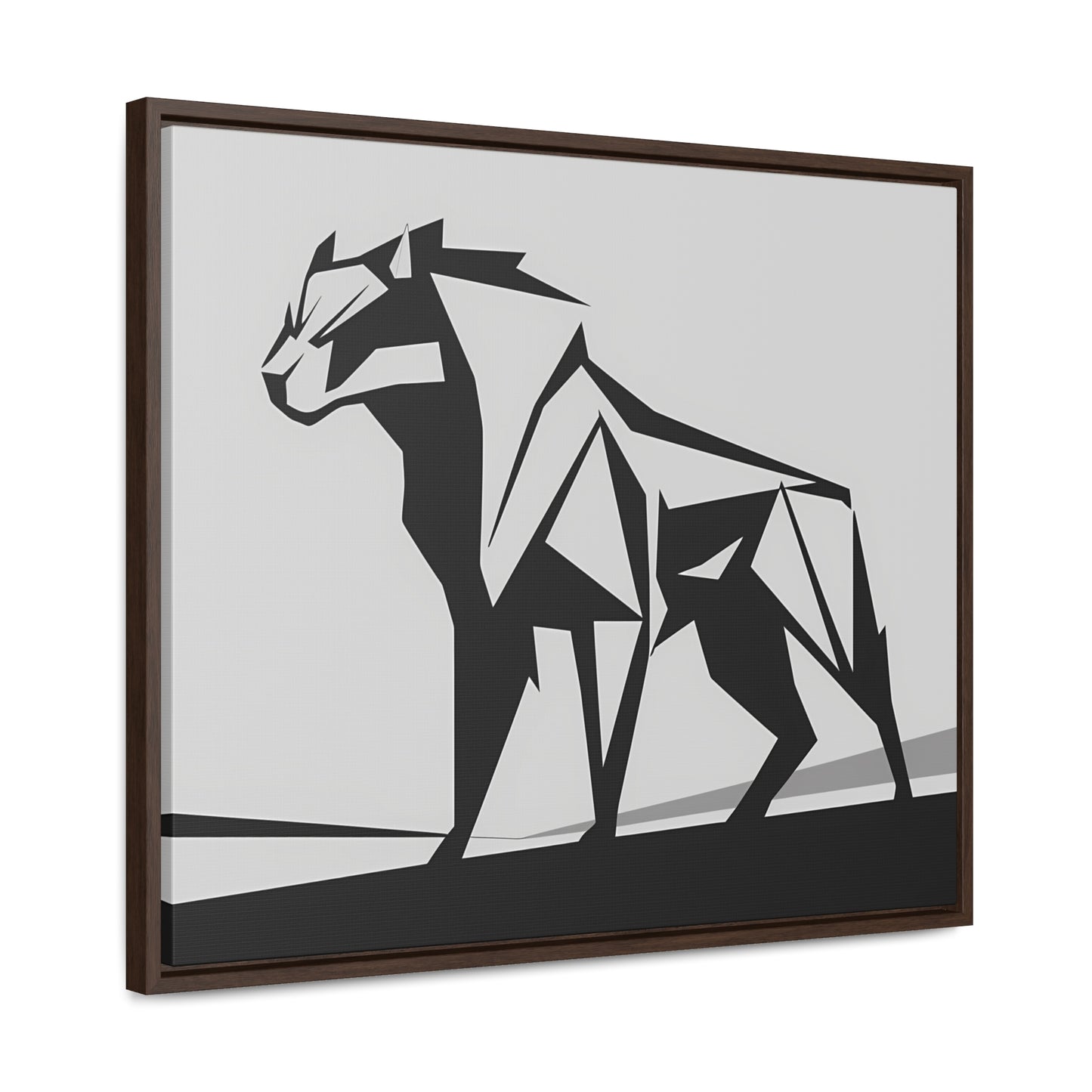 Geometric Beast - Gallery Canvas Wraps, Horizontal Frame