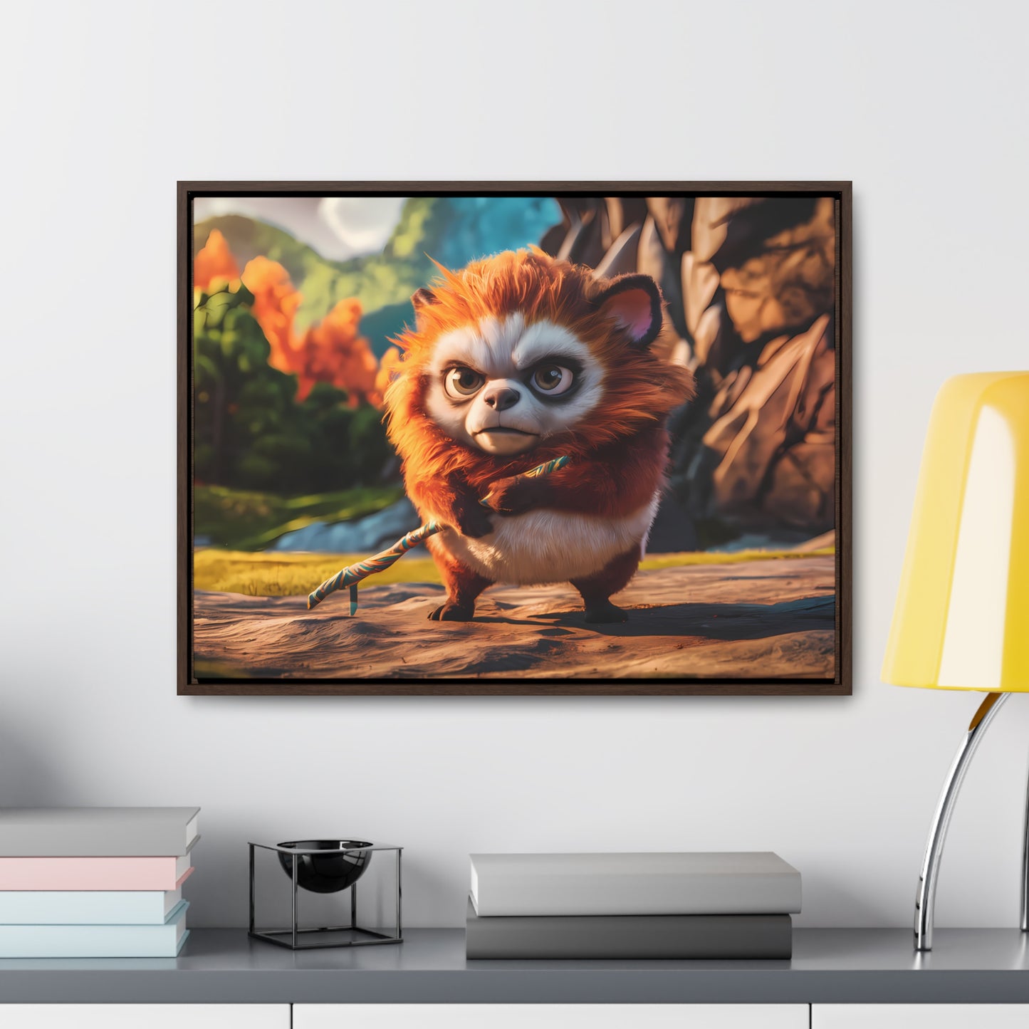 Guardian of the Enchanted Forest - Gallery Canvas Wraps, Horizontal Frame