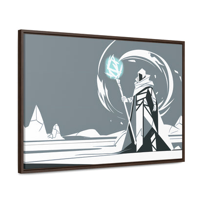 Mage of the Frozen Wastes - Gallery Canvas Wraps, Horizontal Frame