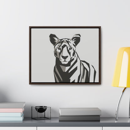 "Monochrome Majesty" - Gallery Canvas Wraps, Horizontal Frame