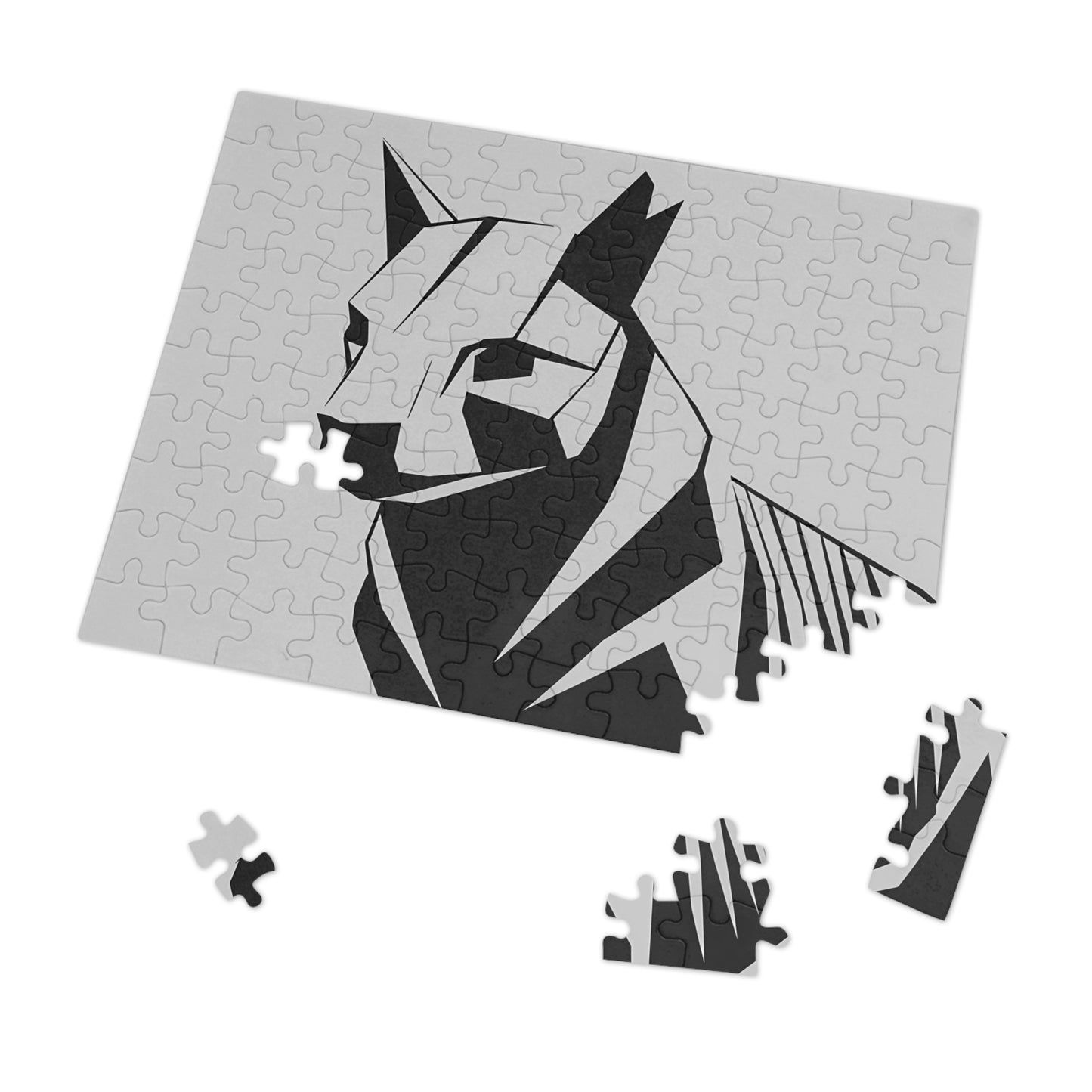 Feline Geometry - Jigsaw Puzzle (30, 110, 252, 500,1000-Piece)