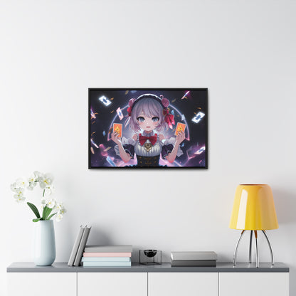 "Arcane Card Mastery" - Gallery Canvas Wraps, Horizontal Frame