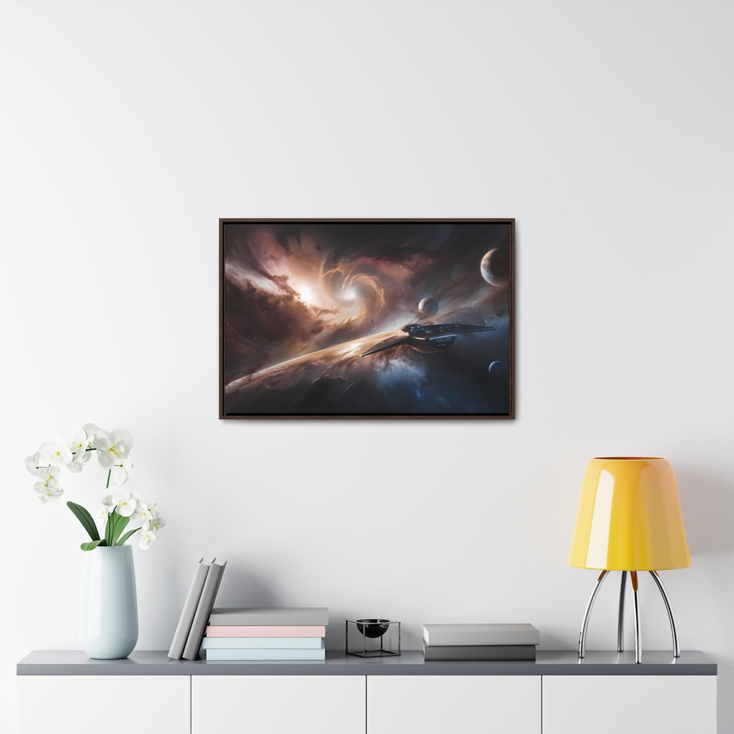 Voyage Through the Maelstrom of Stars - Gallery Canvas Wraps, Horizontal Frame