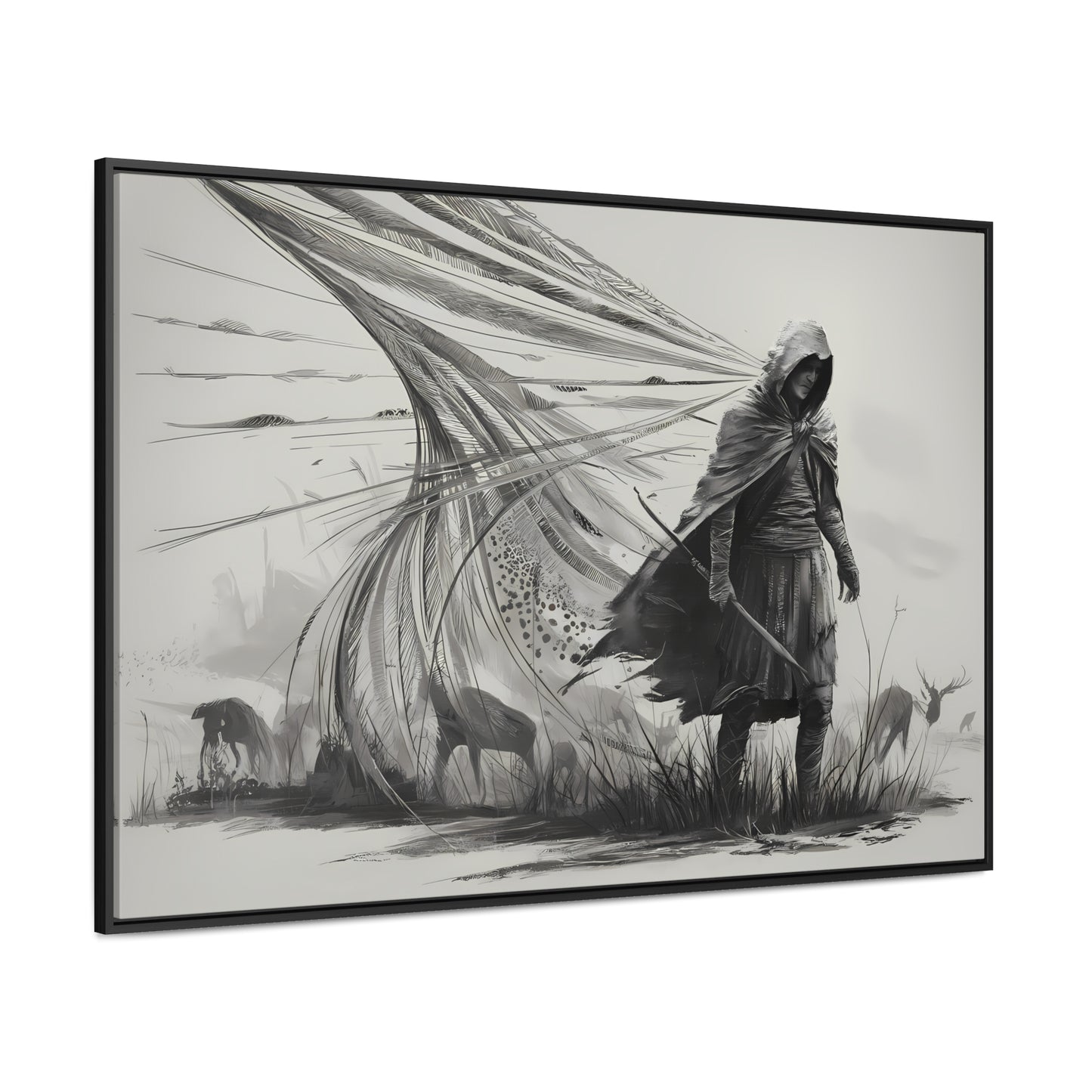 Whispers of the Windwalker - Gallery Canvas Wraps, Horizontal Frame