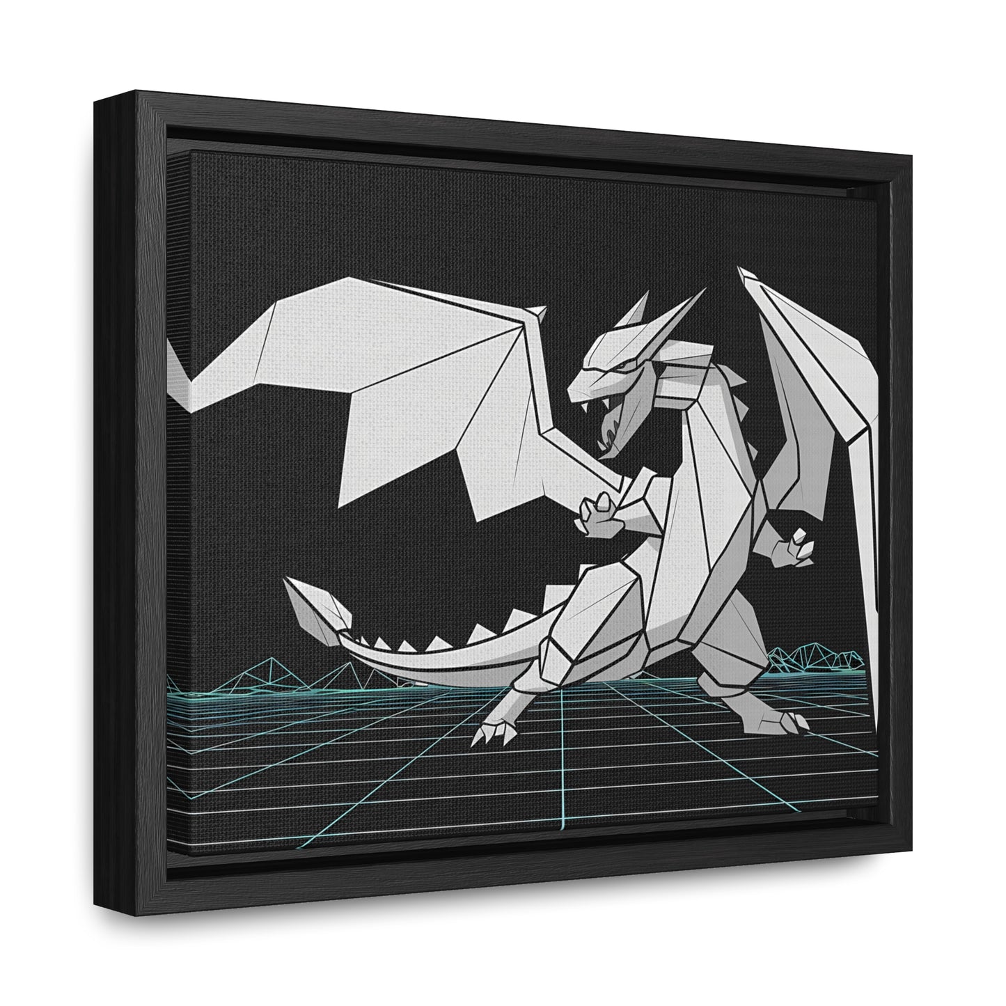 Cyber Dragon Unleashed - Gallery Canvas Wraps, Horizontal Frame