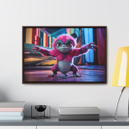 Cosmic Critter on the Dance Floor - Gallery Canvas Wraps, Horizontal Frame