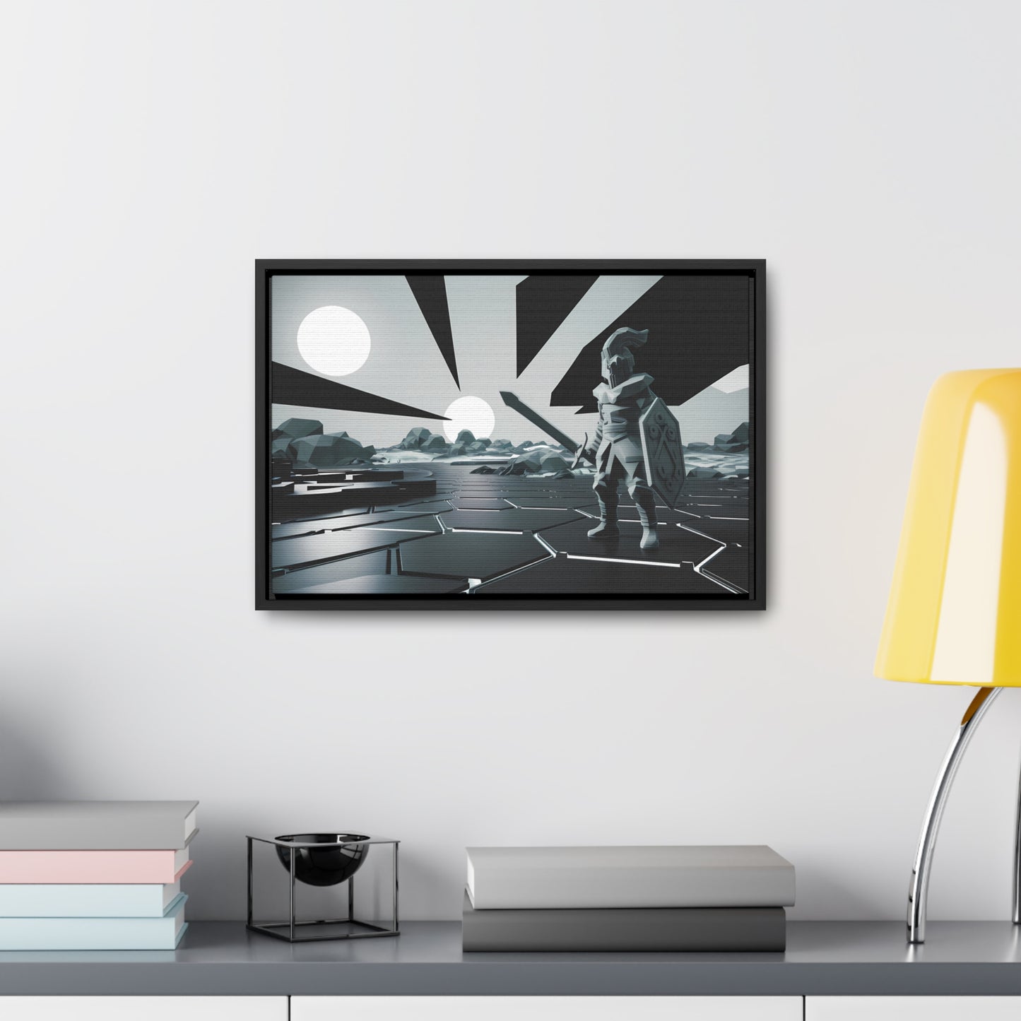 Guardian of the Twin Suns - Gallery Canvas Wraps, Horizontal Frame