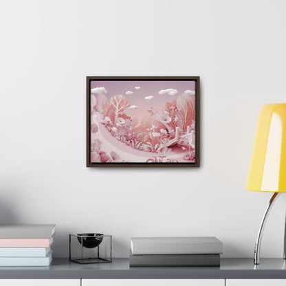 Whimsical Dawn Garden - Gallery Canvas Wraps, Horizontal Frame