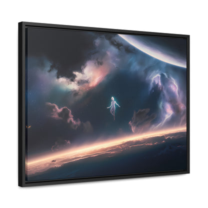 Ascension Beyond the Horizon - Gallery Canvas Wraps, Horizontal Frame