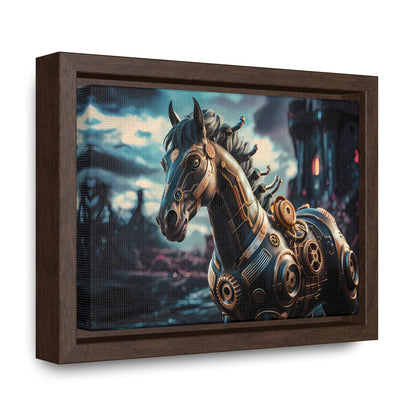 The Mechanical Steed of Dystopia - Gallery Canvas Wraps, Horizontal Frame