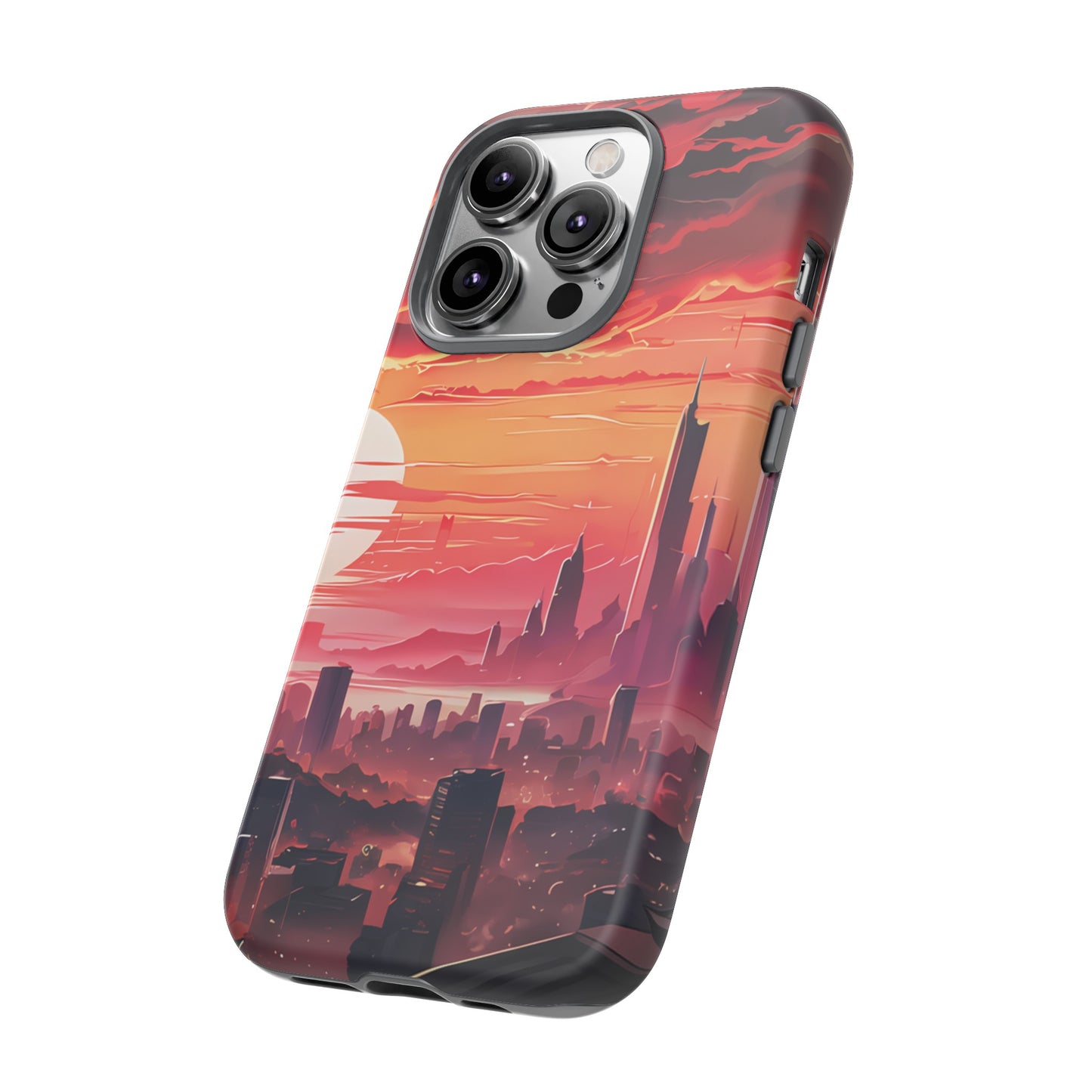 Anime City at Dawn - Smartphone Tough Cases