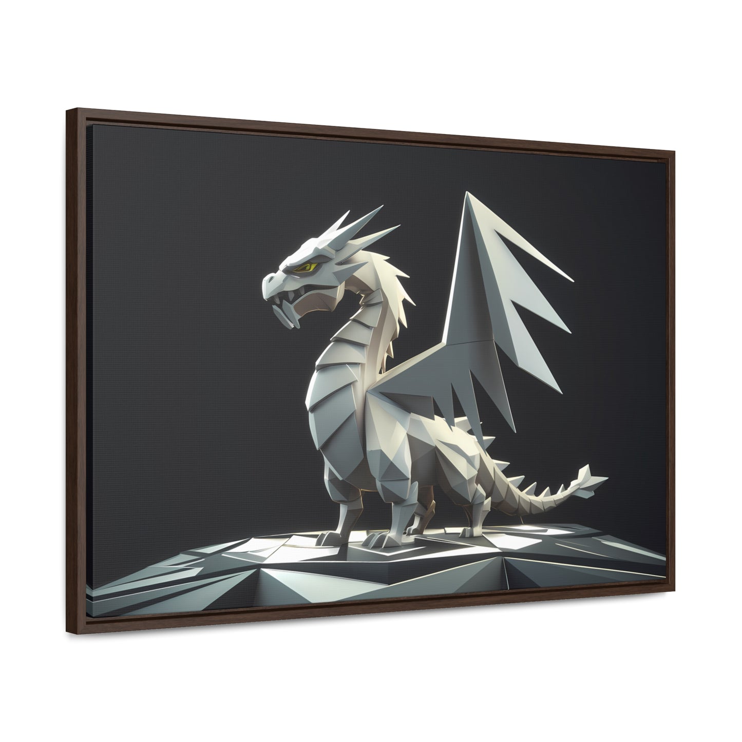 The Silver Sentinel - Gallery Canvas Wraps, Horizontal Frame