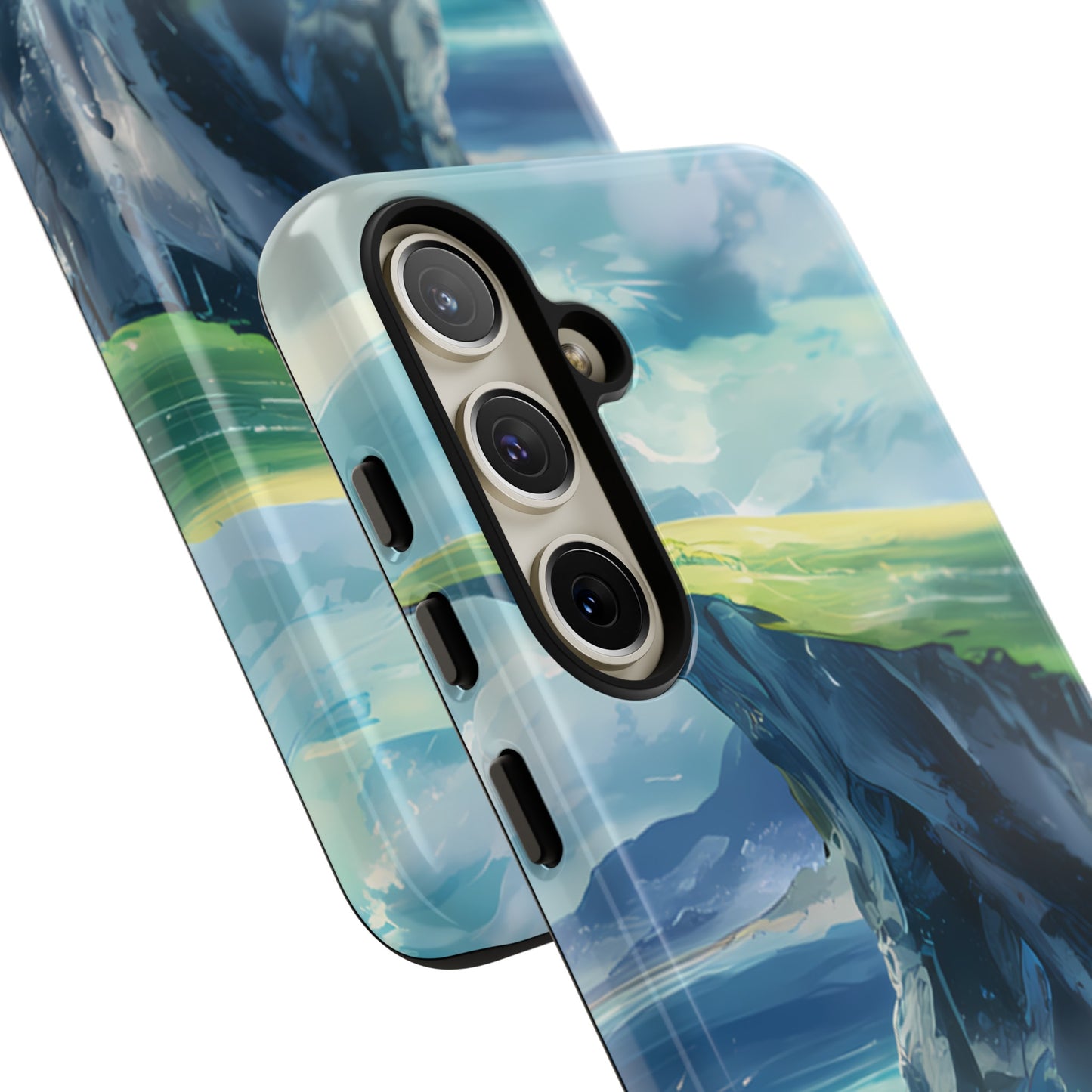 Anime Cliff by the Sea - Smartphone Tough Cases