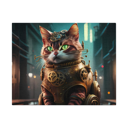 Jeff the Steampunk Cat - Jigsaw Puzzle (30, 110, 252, 500,1000-Piece)