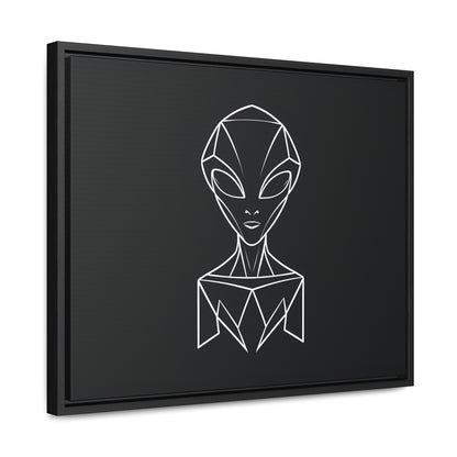 Alien Geometry - Gallery Canvas Wraps, Horizontal Frame