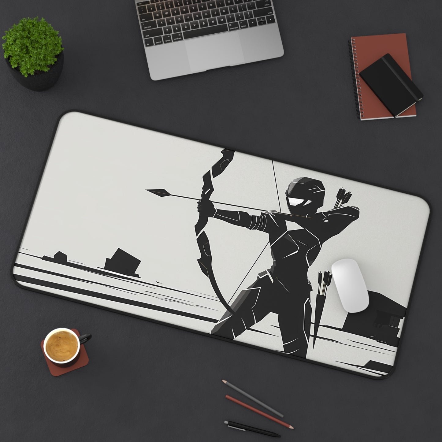 Silent Precision - Desk Mat