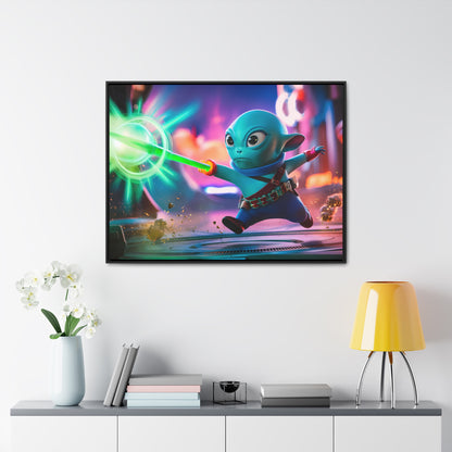 Galactic Defender - Gallery Canvas Wraps, Horizontal Frame