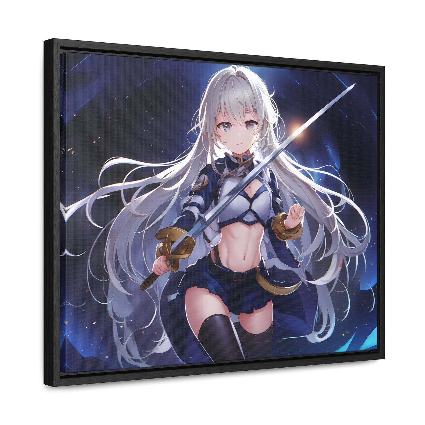 Blade of the Celestial Knight - Gallery Canvas Wraps, Horizontal Frame